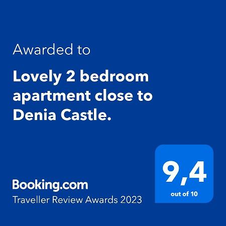 Lovely 2 Bedroom Apartment Close To Denia Castle. Zewnętrze zdjęcie